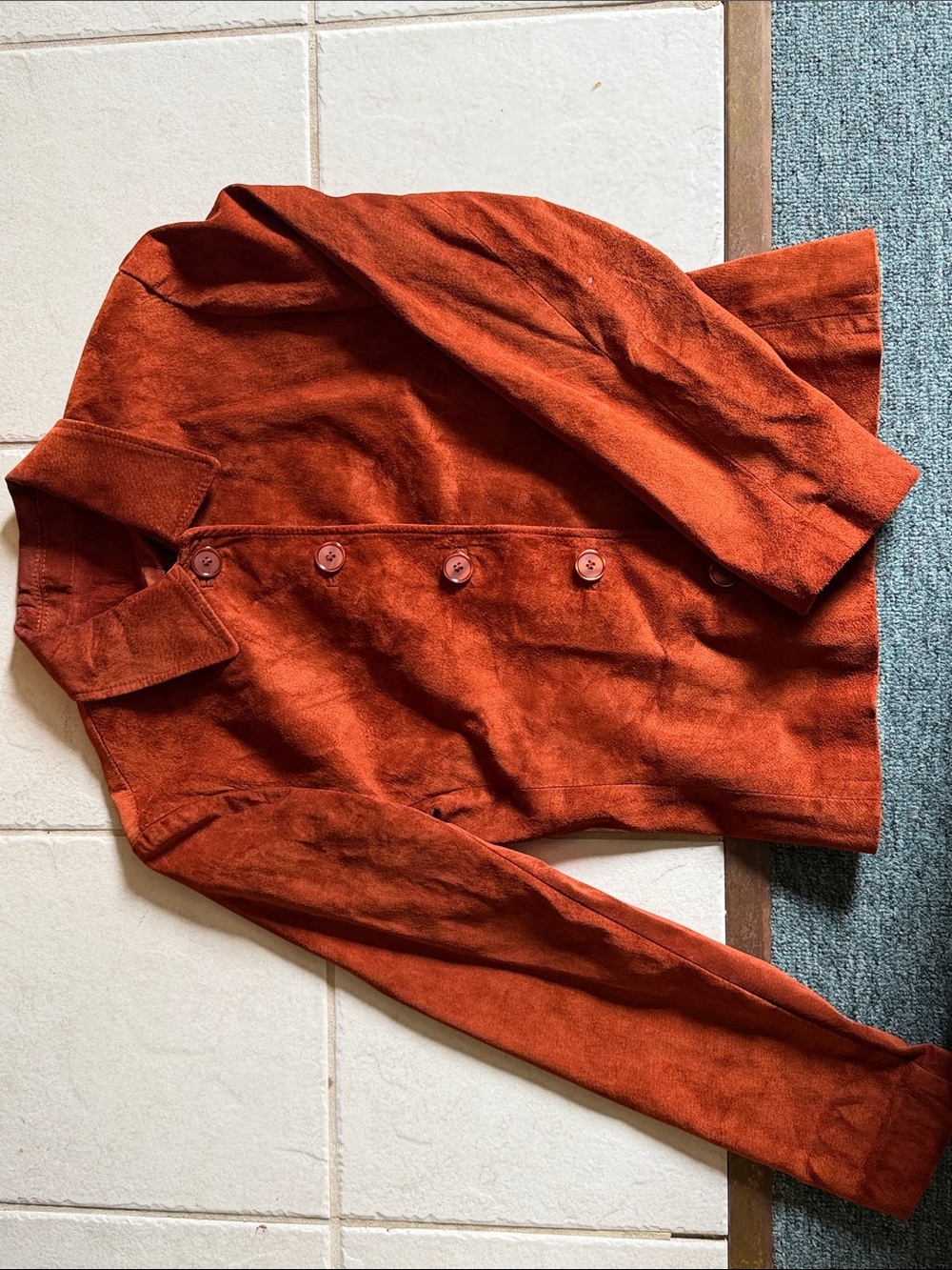 Women's Danier Rust Button-Front Jacket